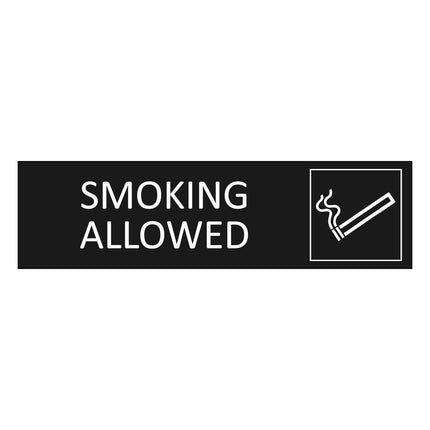 Türschild Smoking Allowed