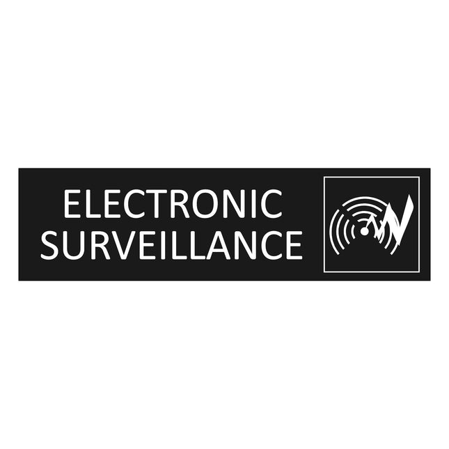 Türschild Electronic Surveillance