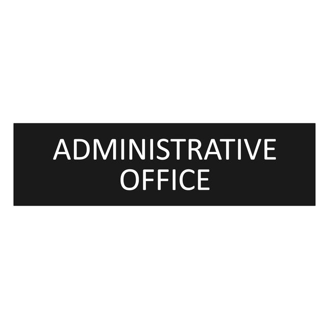 Türschild Administrative Office