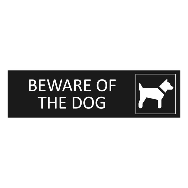 Türschild Beware of the Dog