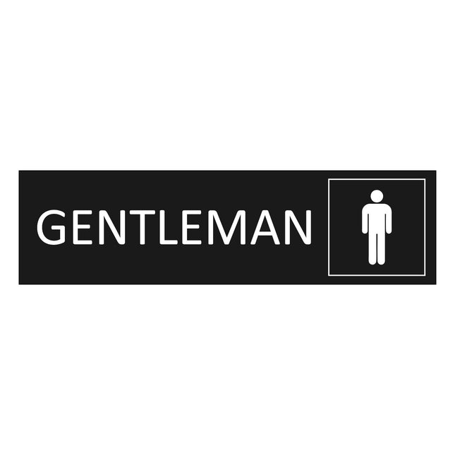 Türschild Gentleman