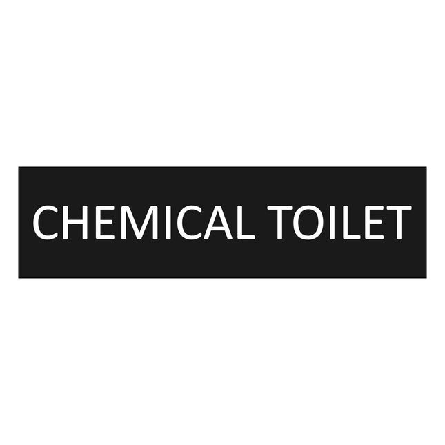 Türschild Chemical Toilet