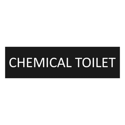 Türschild Chemical Toilet