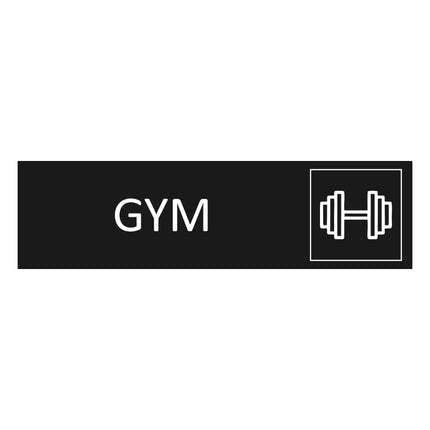Türschild Gym