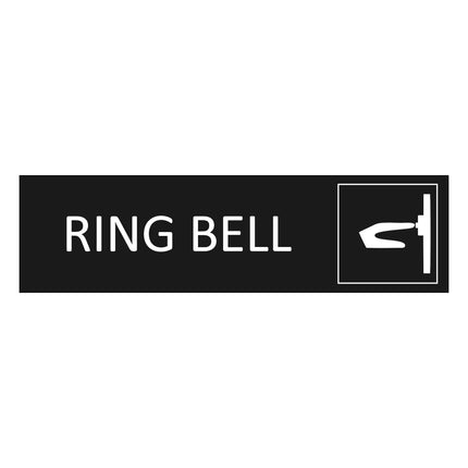 Türschild Ring Bell