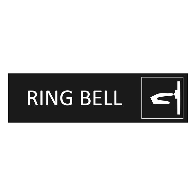 Türschild Ring Bell