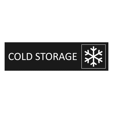 Türschild Cold Storage