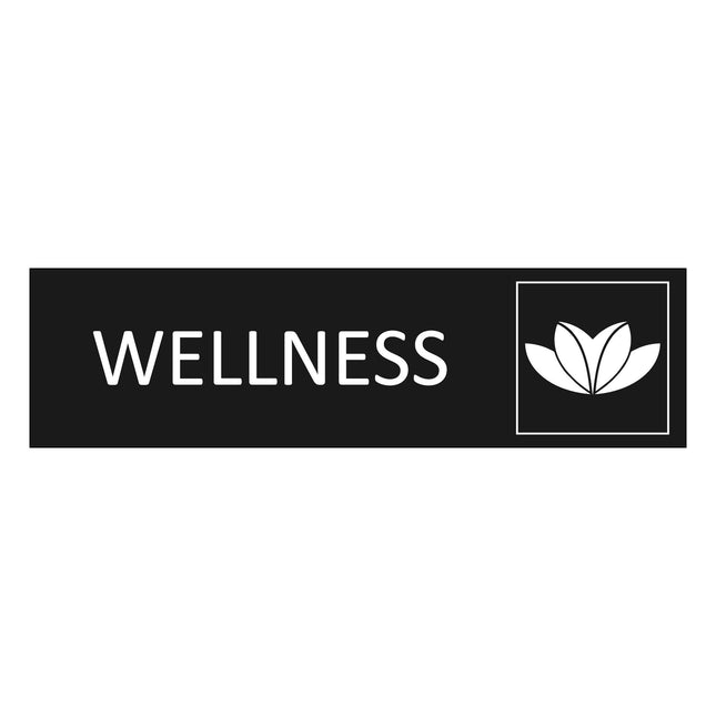 Türschild Wellness