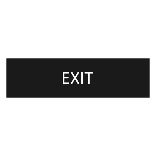 Türschild Exit