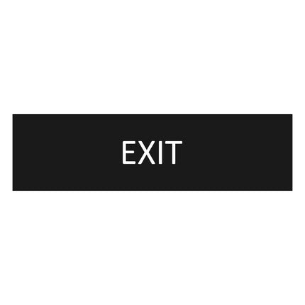 Türschild Exit