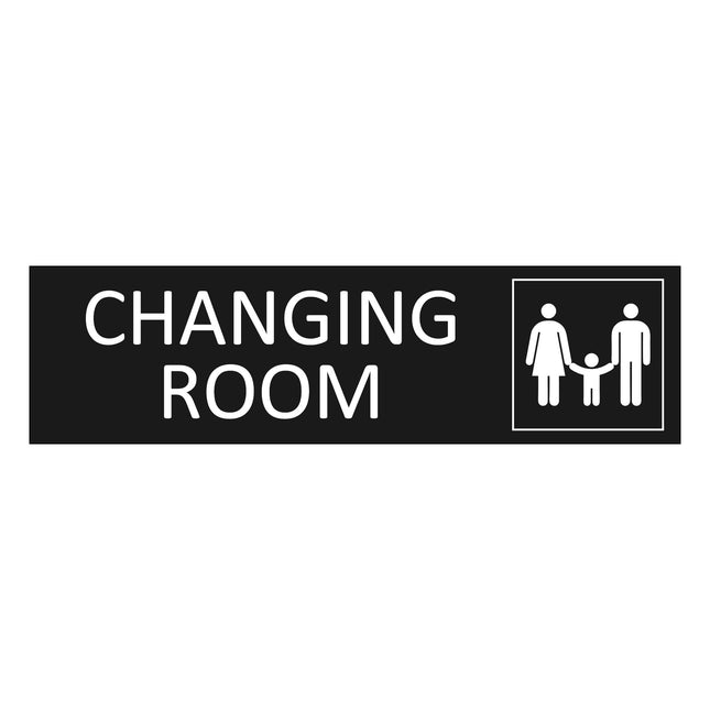 Türschild Family changing room