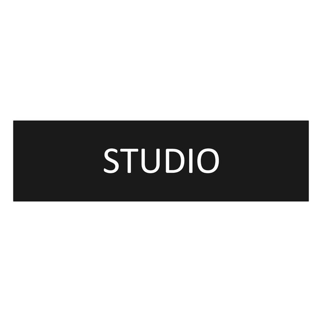 Türschild Studio