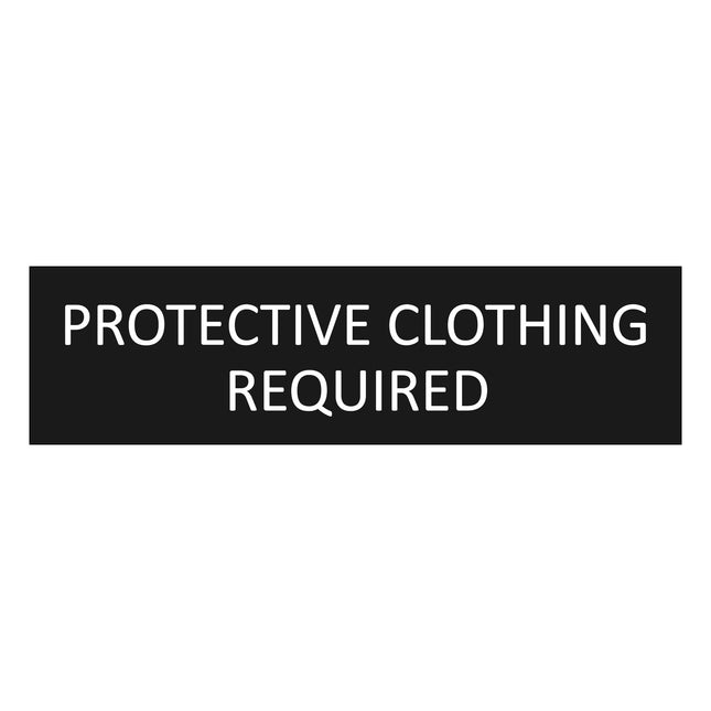 Türschild Protective Clothing