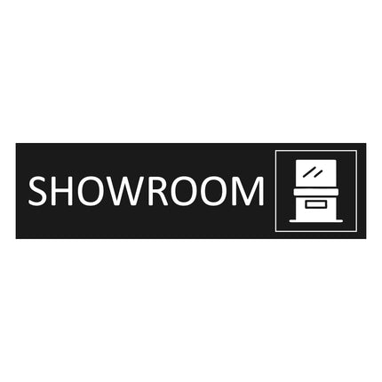 Türschild Showroom