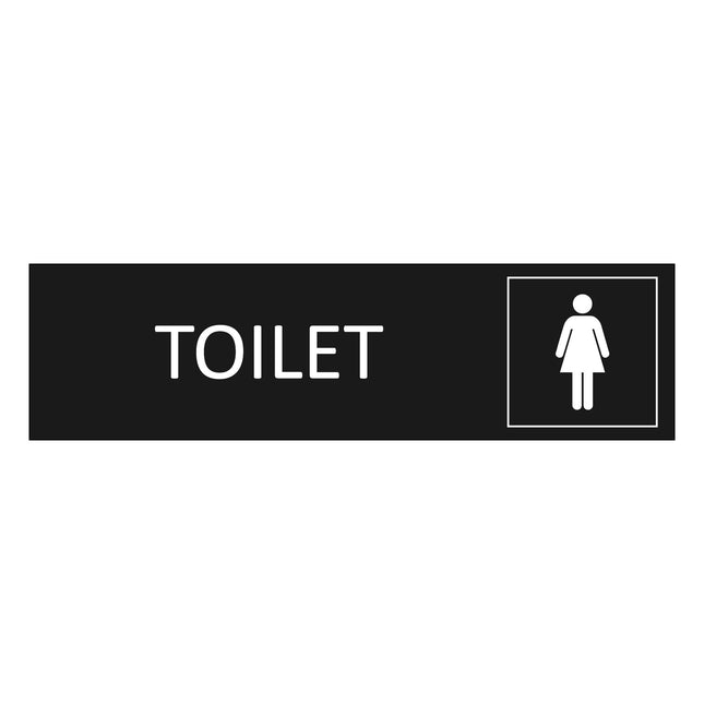 Türschild Toilet Damen