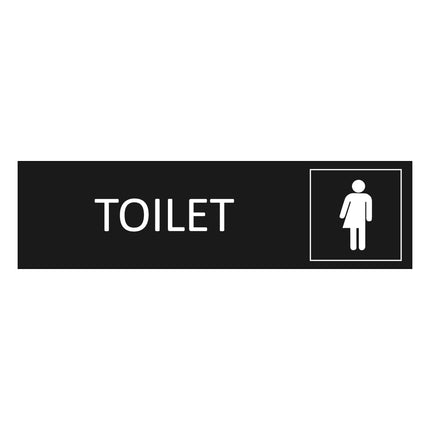 Türschild Toilet Unisex