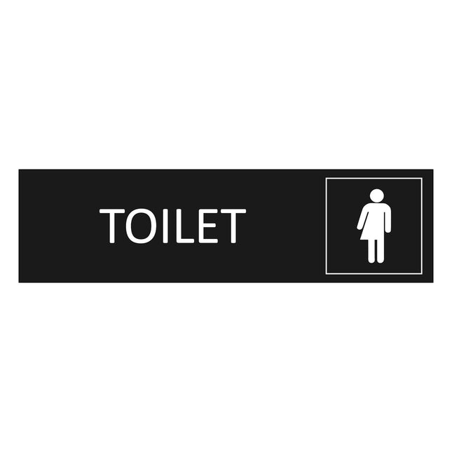 Türschild Toilet Unisex