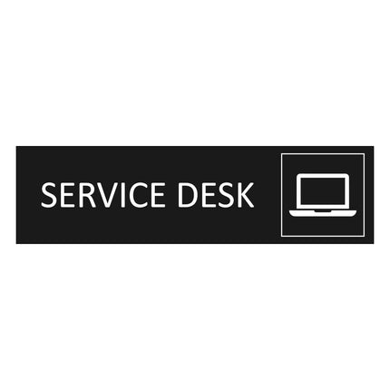 Türschild Service Desk