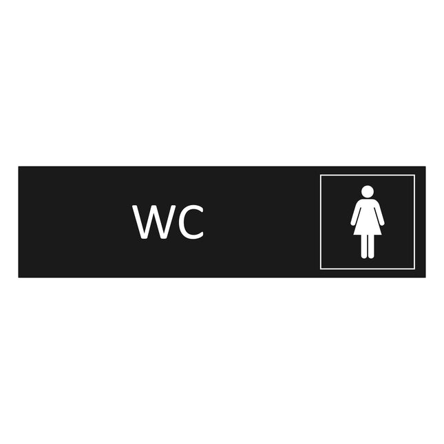 Türschild WC Damen