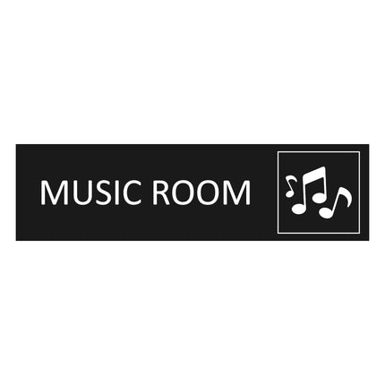 Türschild Music Room