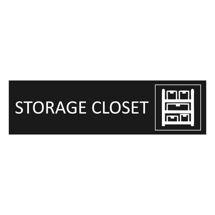 Türschild Storage Closet