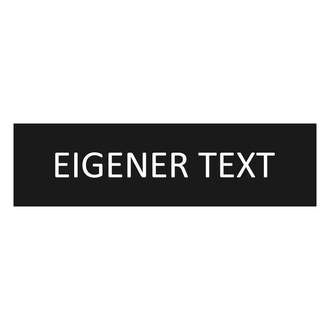 Türschild Eigener Text