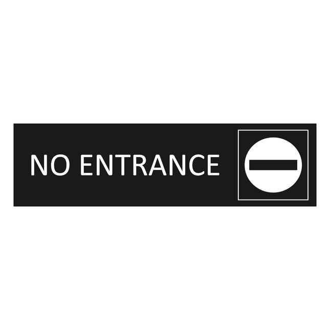 Türschild No Entrance