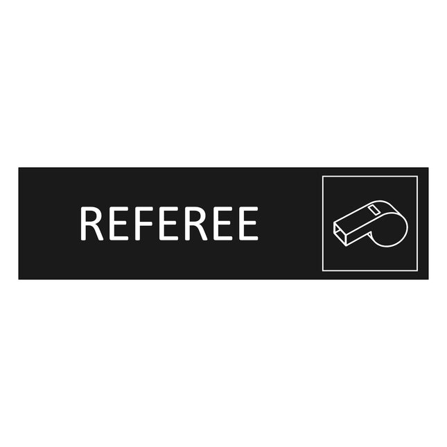 Türschild Referee