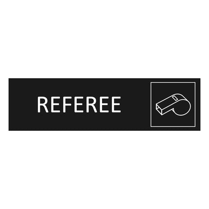 Türschild Referee