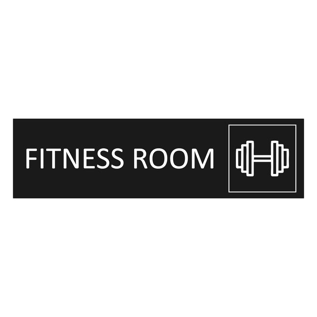 Türschild Fitness Room