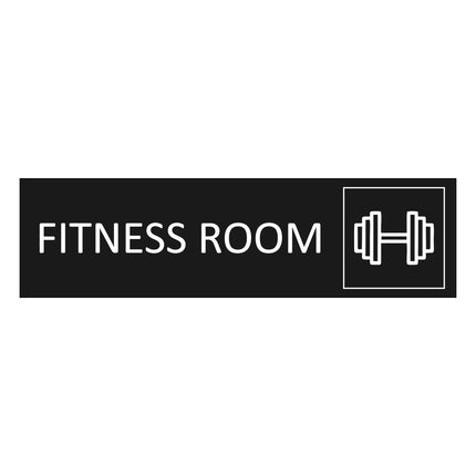 Türschild Fitness Room