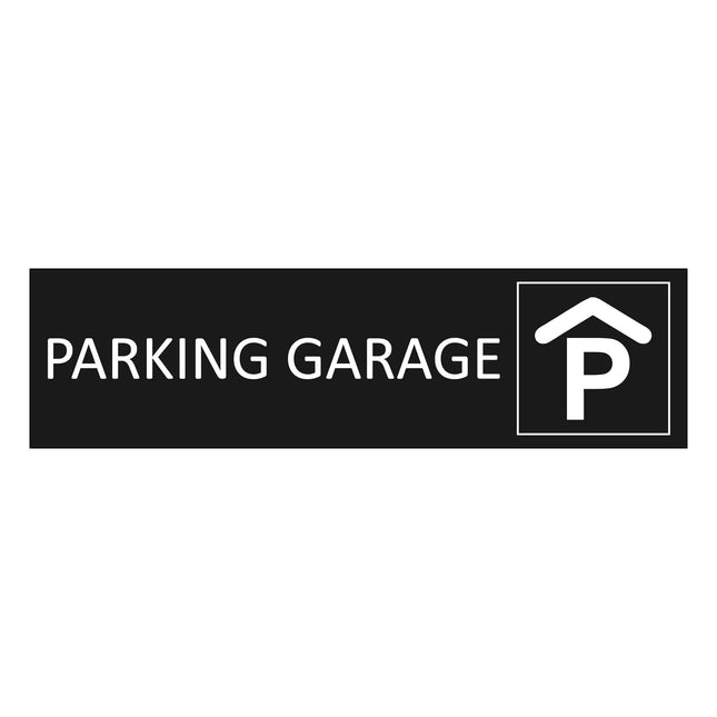 Türschild Parking Garage