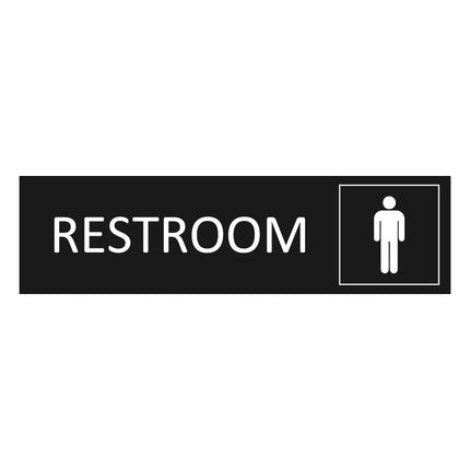 Türschild Restroom Herren