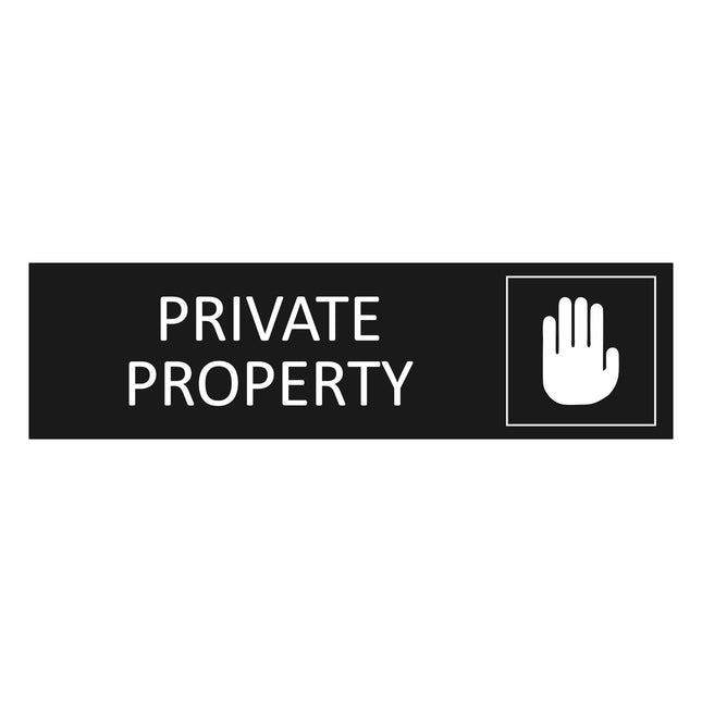 Türschild Private Property