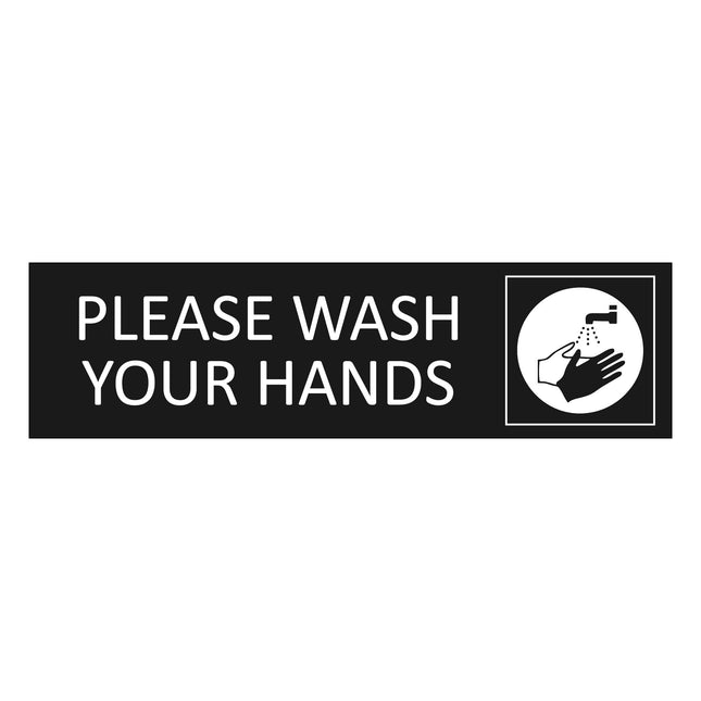 Türschild Please Wash your hands