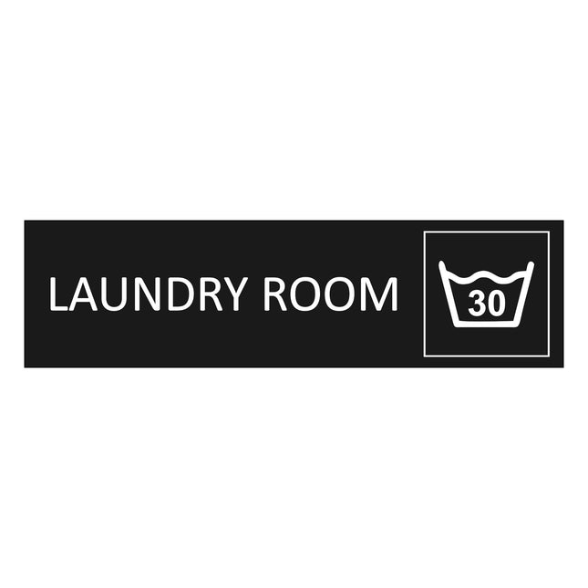 Türschild Laundry Room