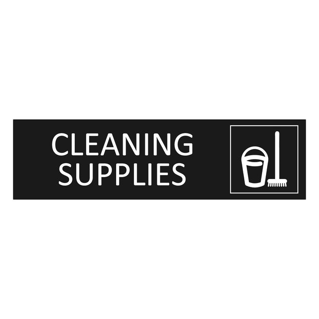 Türschild Cleaning Supplies