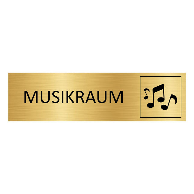 Türschild Musikraum