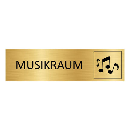 Türschild Musikraum