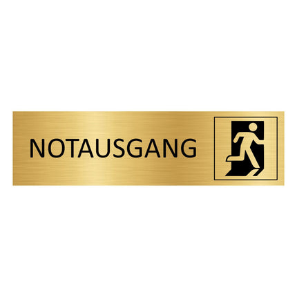 Türschild Notausgang