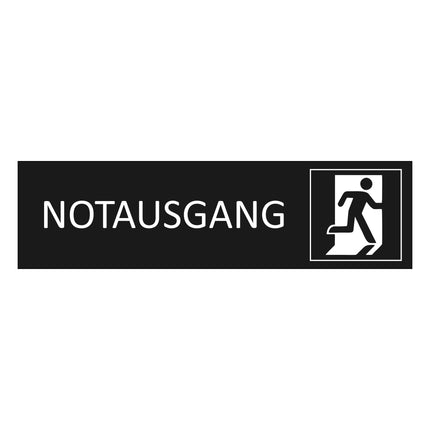 Türschild Notausgang