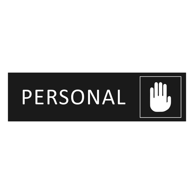 Türschild Personal