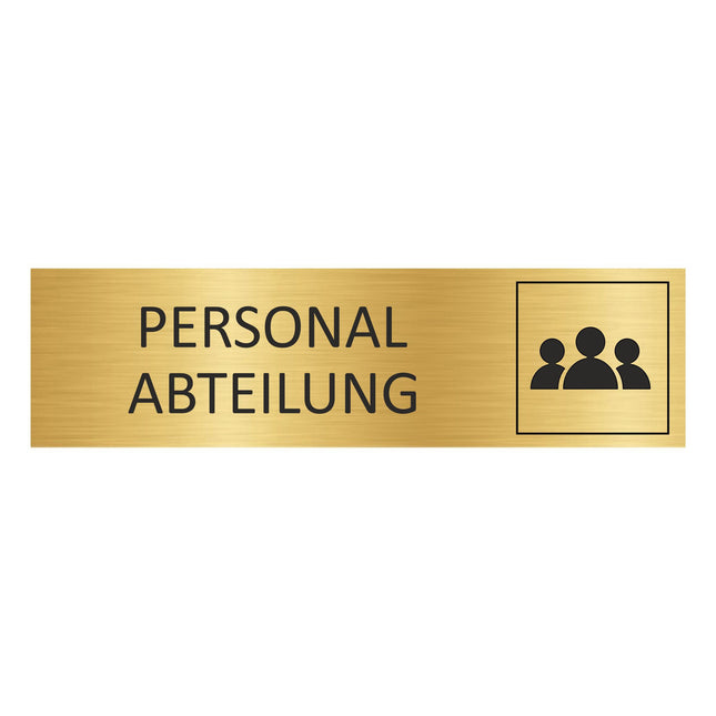 Türschild Personalabteilung