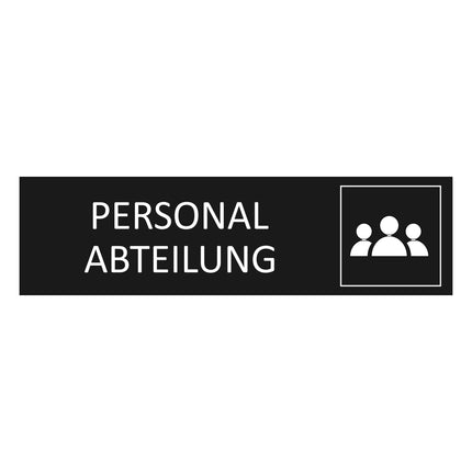 Türschild Personalabteilung