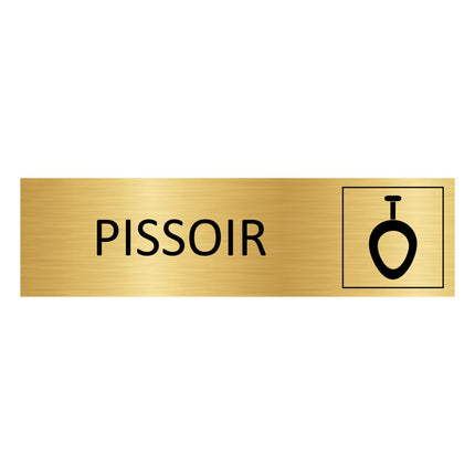 Türschild Pissoir