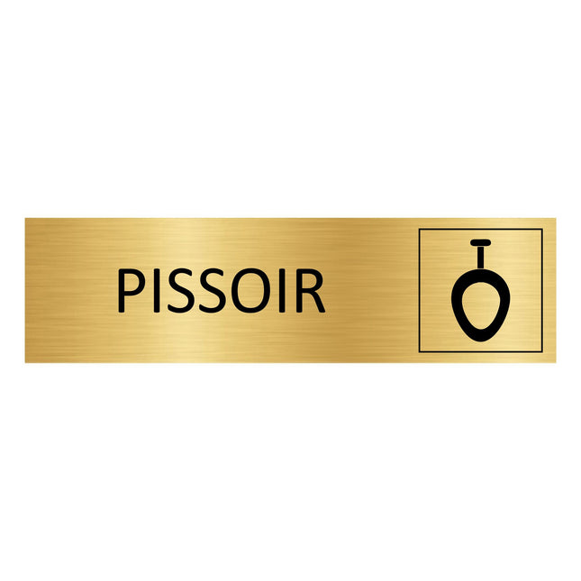 Türschild Pissoir