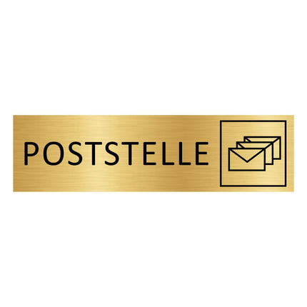 Türschild Poststelle