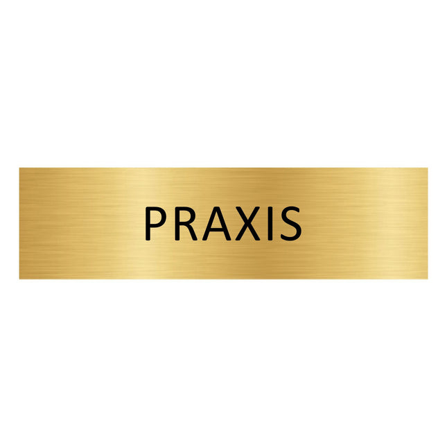 Türschild Praxis