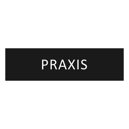 Türschild Praxis