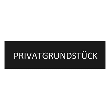Türschild Privatgrundstück